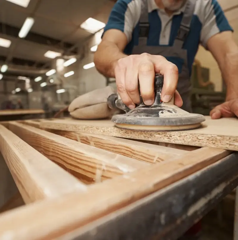 close-up-of-male-hand-grinding-mdf-plate close-up-of-male-hand-grinding-mdf-plate
